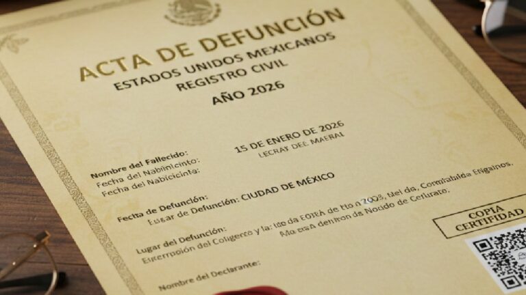 Costos para Tramitar el Acta de Defunción en Torreón en 2026