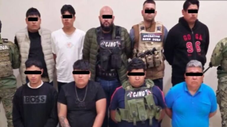 Capturan a 9 miembros de La Barredora del CJNG en Tecamachalco, Puebla